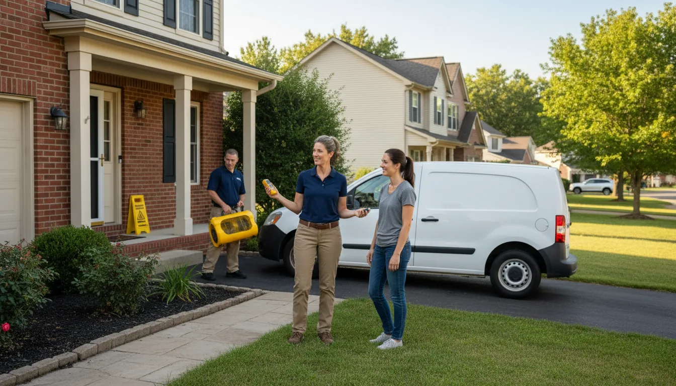 Water restoration image for Dehumidification And Cleanup Services in Crookston, MN